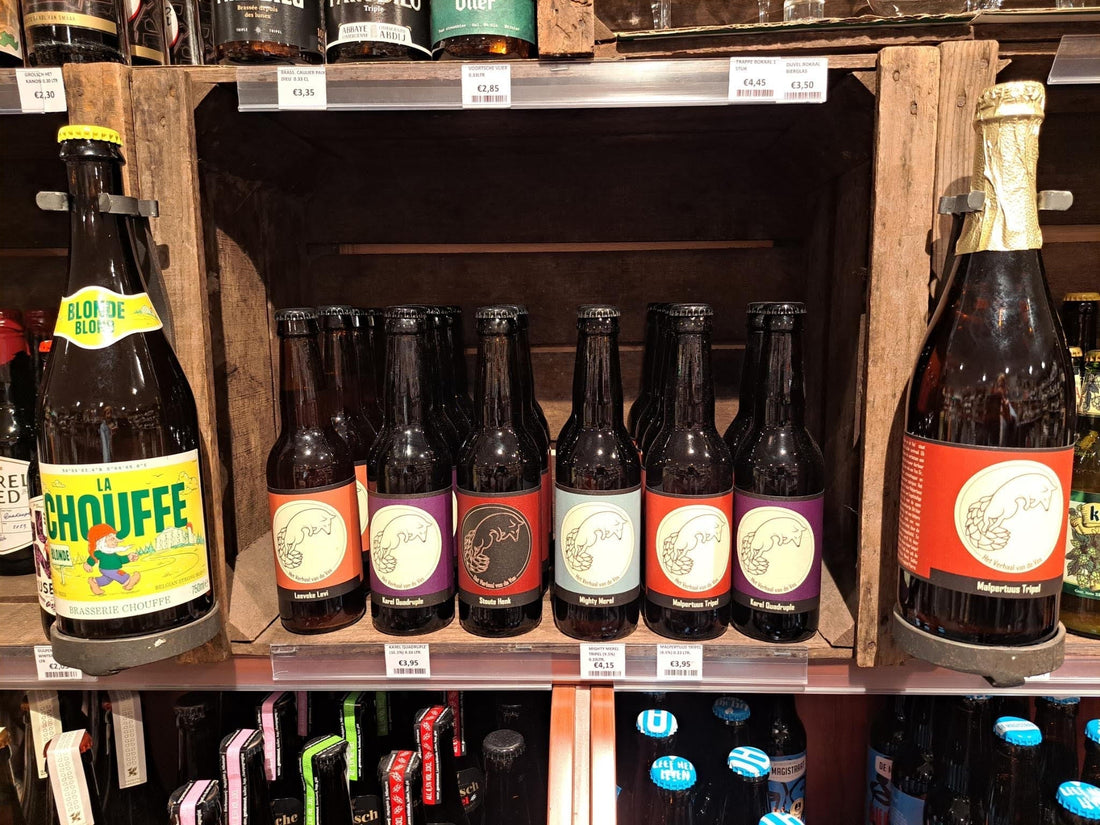 Eerste biertjes bij de slijter!