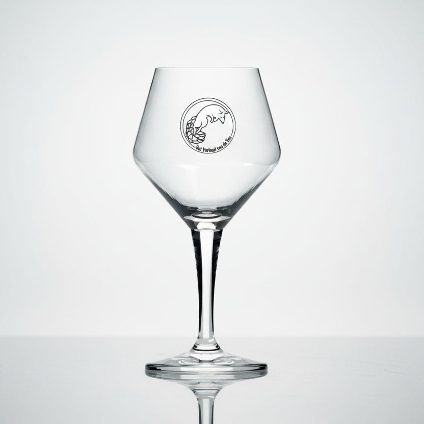 Bierglas (42cl) - Zwart/Wit